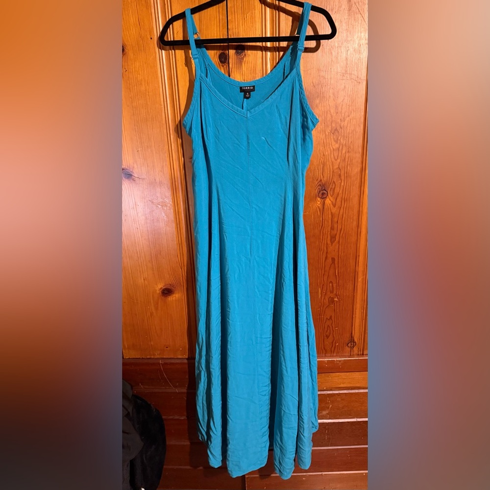 Torrid Midi Jersey Trapeze Dress Size 0